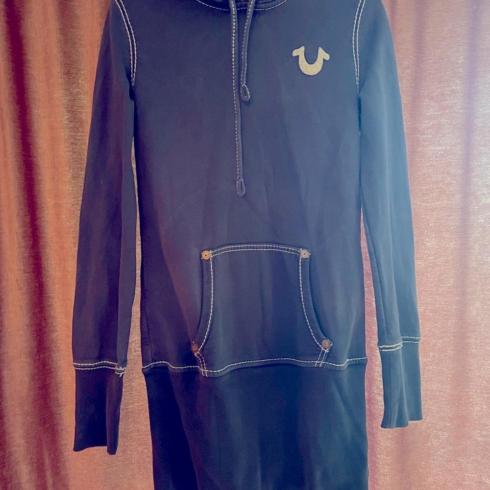 True Religion Blue and Gray Outerwear